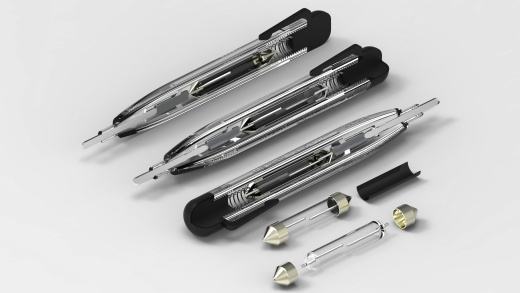 Phase Tester相位检测笔3D数模图纸 CREO设计 附STP缩略图